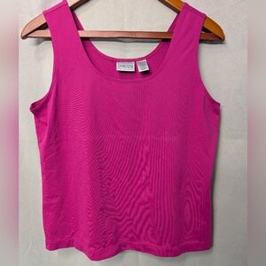 Chico's Pink Sleeveless Women's Stretchy Top